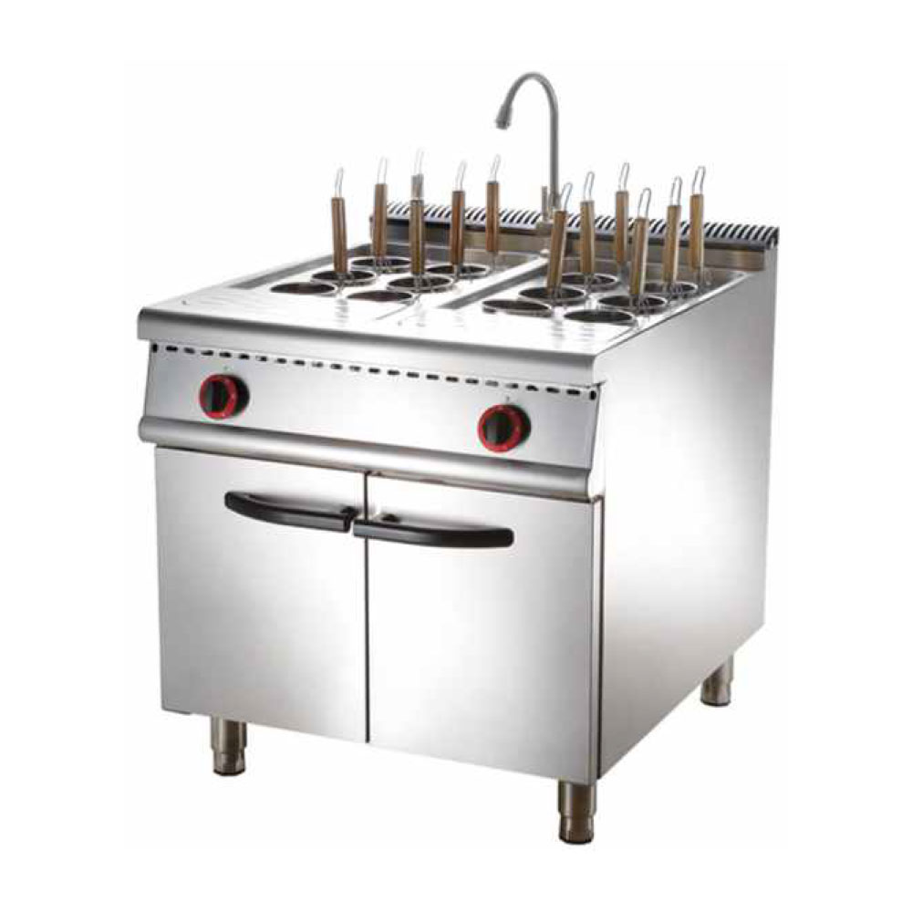 Commercial Gas Pasta Cooker with Cabinet