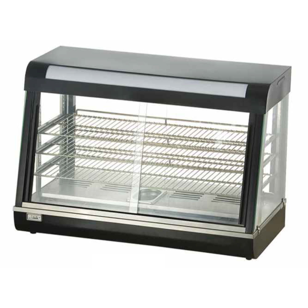 Stainless Steel Restaurant Food Warmer Display Showcase with Glass