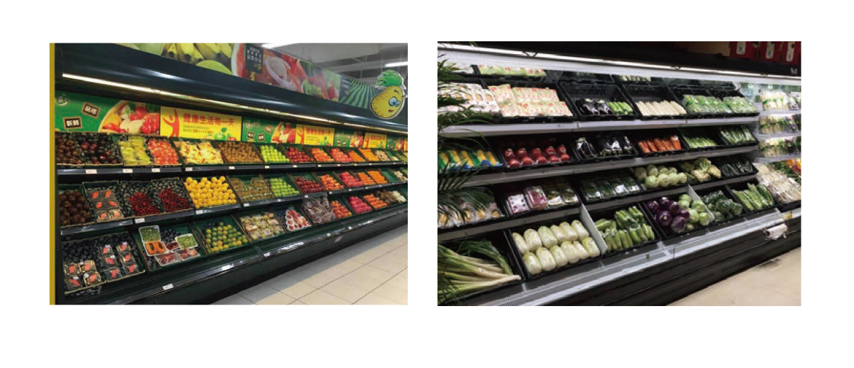 17 Degree Fruit and Vegetable Display Refrigerator